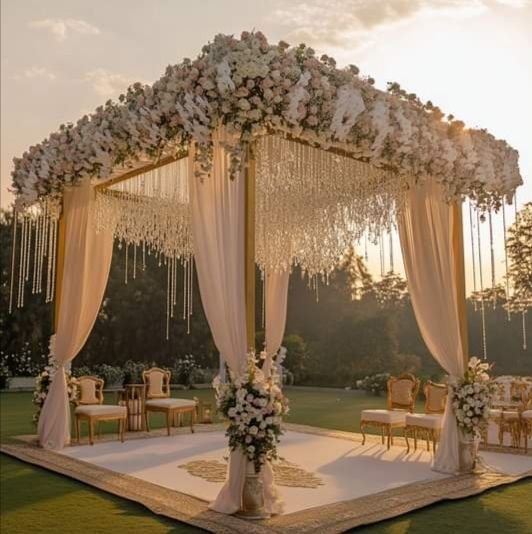 Wedding mandap decoration by Decor by Sudhanshu