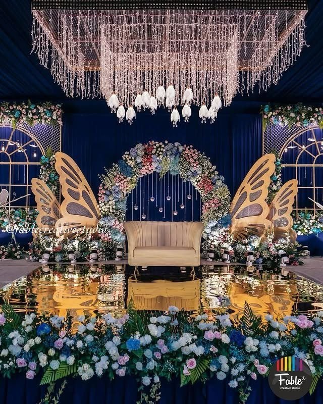 Engagement celebration decor by Decor by Sudhanshu