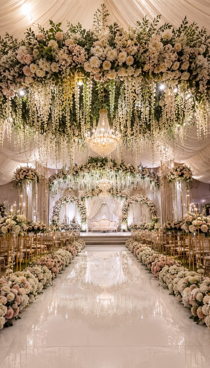 Luxury wedding decor by Decor by Sudhanshu